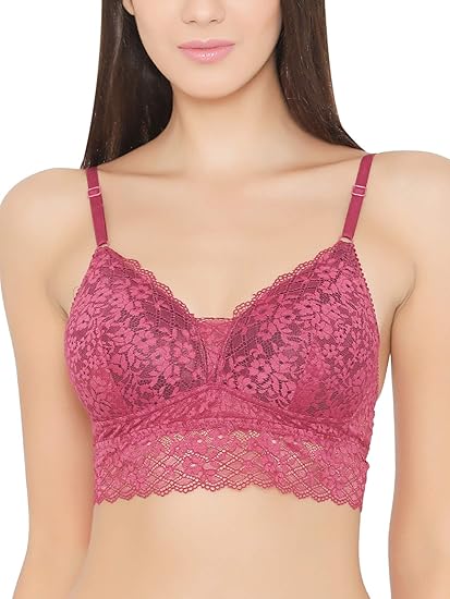 Clovia Women’s Sleek Polyamide Bralette – Light & Stylish Support